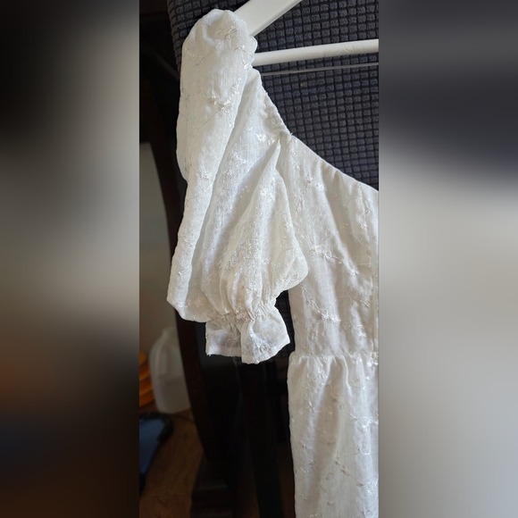 Lucy in the Sky White Dress Sz L - Picture 7 of 8